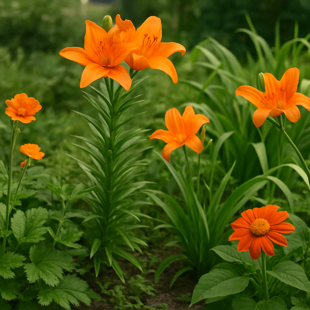 Fleurs orange vivaces : 7 plantes selon le sol et la saison